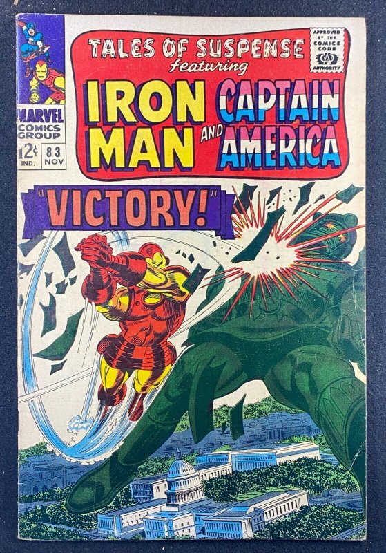 Tales of Suspense #83 (Marvel Comics, 1959), raw comic book in FN 6.0 condition — front cover