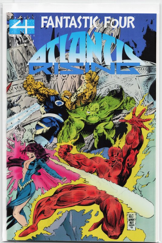 Fantastic Four: Atlantis Rising #1 (1995), raw, ungraded comic book — front cover