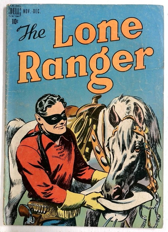 Lone Ranger #6 - 1948 - vs the Scorpion - Book Length Story - Dell (Dell Comics, 1948), raw, ungraded comic book — front cover
