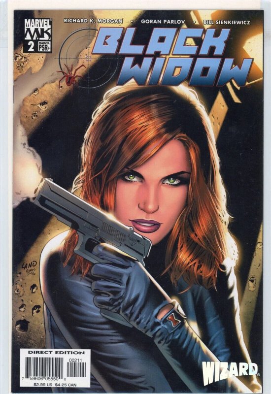 Black Widow #2 (Marvel Comics, 2004), raw comic book in NM 9.4 condition — front cover