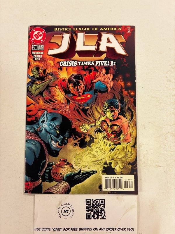 Justice League of America #28 (DC Comics, 2009), raw comic book in NM condition — front cover