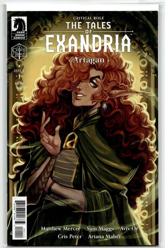 Critical Role: The Tales of Exandria: Artagan #1 (Dark Horse Comics, 2024), raw, ungraded comic book — front cover
