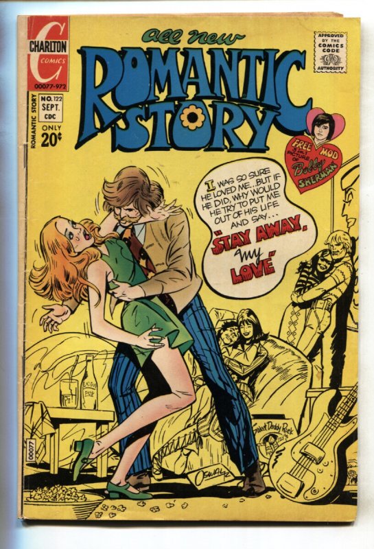 Romantic Story #122 (Charlton Comics), raw, ungraded comic book — front cover