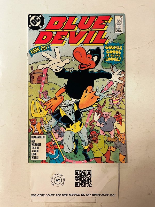 Blue Devil #27 (DC Comics), raw comic book in NM condition — front cover