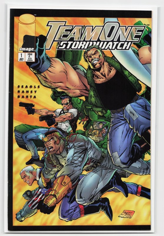 Team One: Stormwatch #1 (Image Comics, 1995), raw, ungraded comic book — front cover