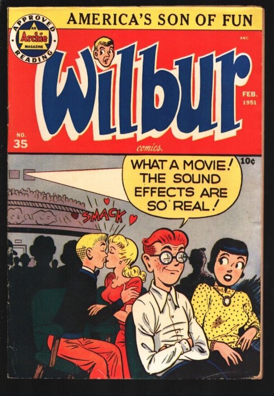 Wilbur #35 (1951), raw, ungraded comic book — front cover