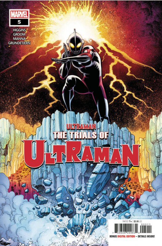 The Trials of Ultraman #5 (2021), raw comic book in VF/NM condition — front cover