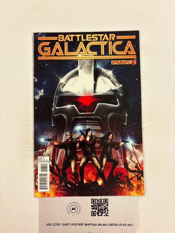 Battlestar Galactica #6 (Dynamite Entertainment), raw comic book in NM condition — front cover