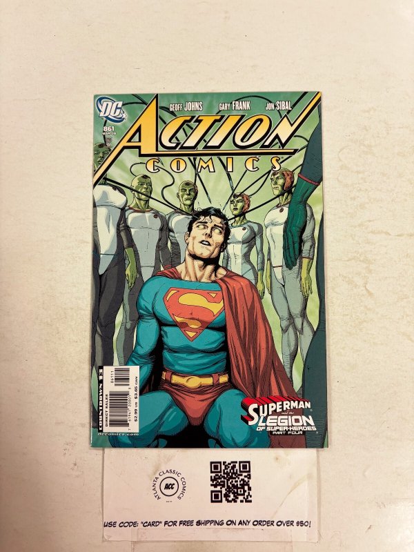 Action Comics #861 (DC Comics), raw comic book in NM condition — front cover