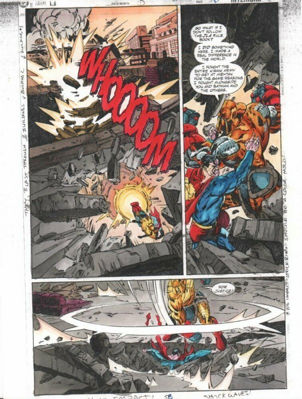 JLA Superpower #1 (1999), raw, ungraded comic book — front cover