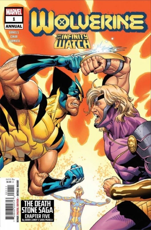 Wolverine Annual #1 (2024), raw comic book in NM condition — front cover