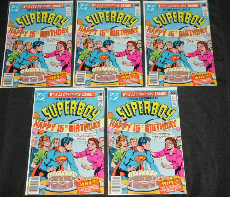 DC Silver-Bronze Age Superman Family Titles 15pc Mid Grade Comic Lot FN- to VF (DC Comics), raw comic book in FN- condition — front cover
