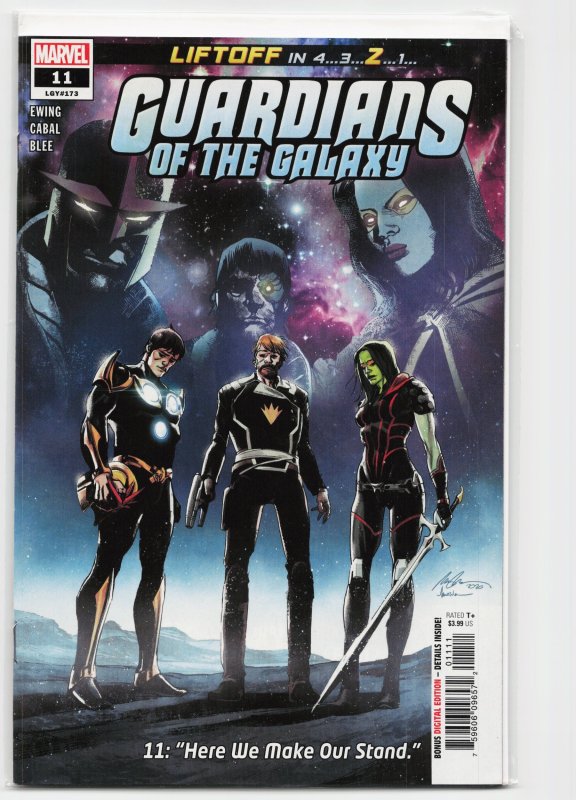 Guardians of the Galaxy #11 (Marvel Comics, 2021), raw, ungraded comic book — front cover