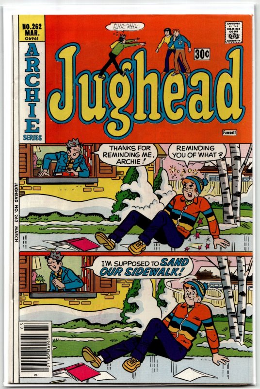 Jughead #262 (Archie Comics, 1977), raw, ungraded comic book — front cover