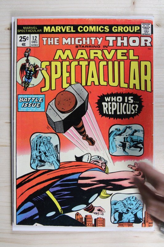 Marvel Spectacular #12 (Marvel Comics, 1974), raw comic book in FN 6.0 condition — front cover