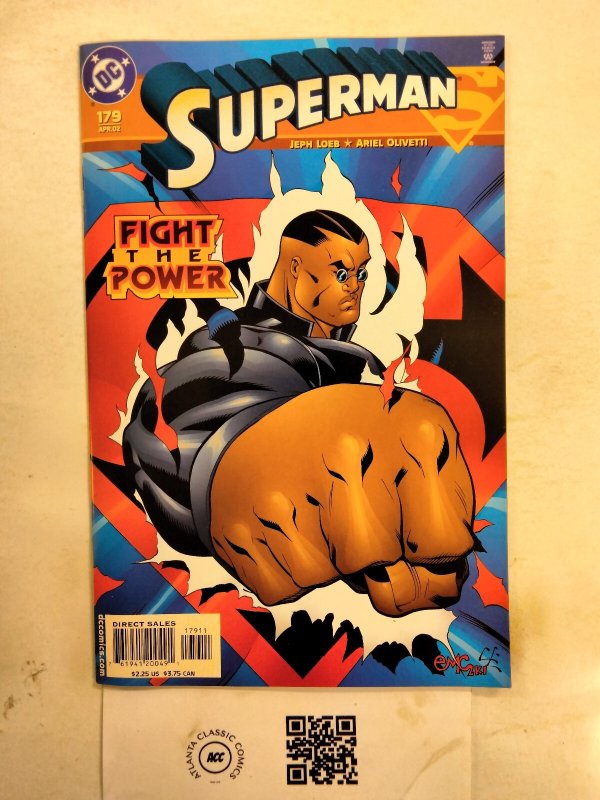 Superman #179 (DC Comics, 1965), raw comic book in NM condition — front cover