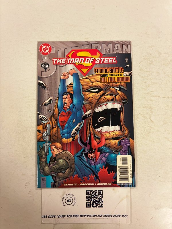 Superman the Man of Steel #130 (DC Comics, 2002), raw comic book in NM condition — front cover