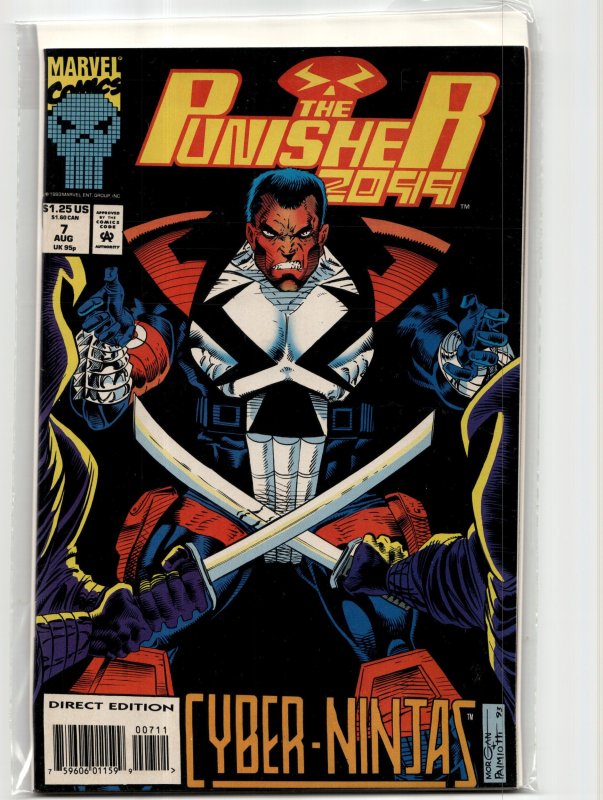 Punisher 2099 #7 (Marvel Comics, 1993), raw, ungraded comic book — front cover