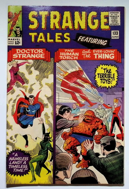 Strange Tales #133 (Marvel Comics, 1965), raw, ungraded comic book — front cover