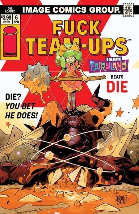 Die Loaded #6 (Image Comics, 2026), raw, ungraded comic book — front cover