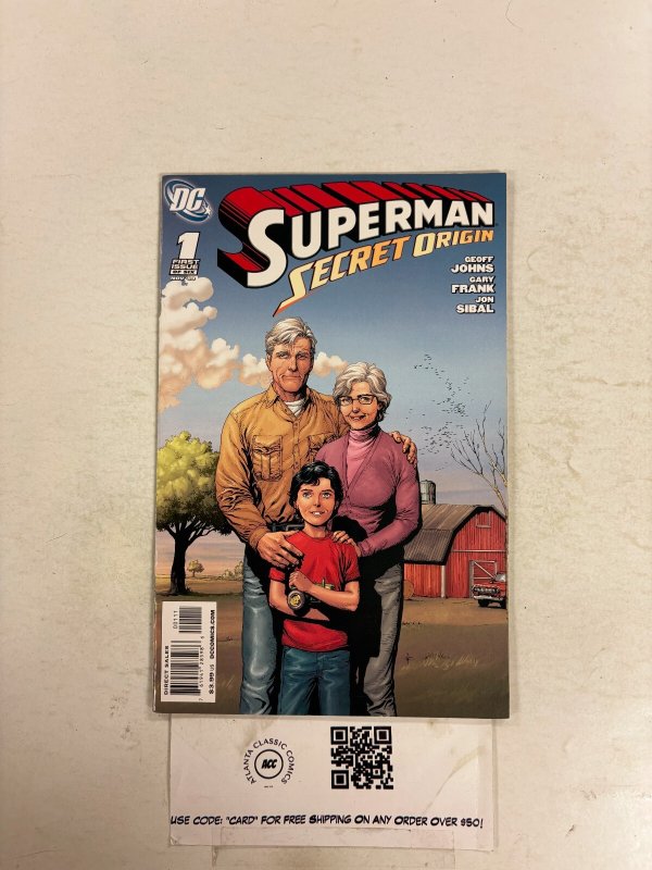 Superman Secret Origin #1 (DC Comics), raw comic book in NM condition — front cover