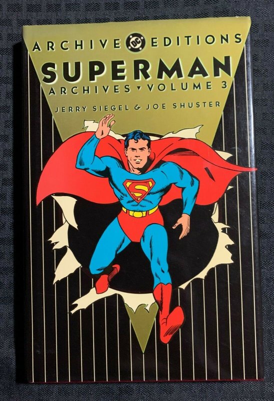 1991 Superman Archives v.3 Hc/dj Vf+/fvf 1st DC / Fisherman Collection (DC Comics, 1991), raw comic book in VF+ condition — front cover
