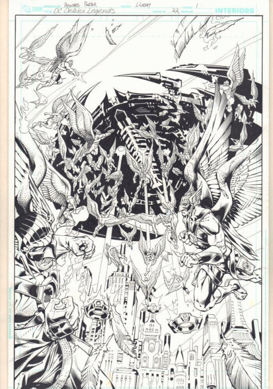 DC Universe Online Legends #22 (DC Comics, 2012), raw, ungraded comic book — front cover