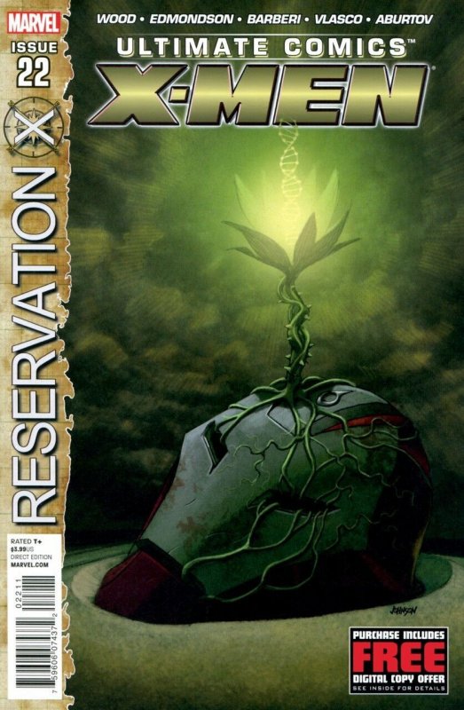 Ultimate Comics X-Men #22, raw comic book in VF+ condition — front cover