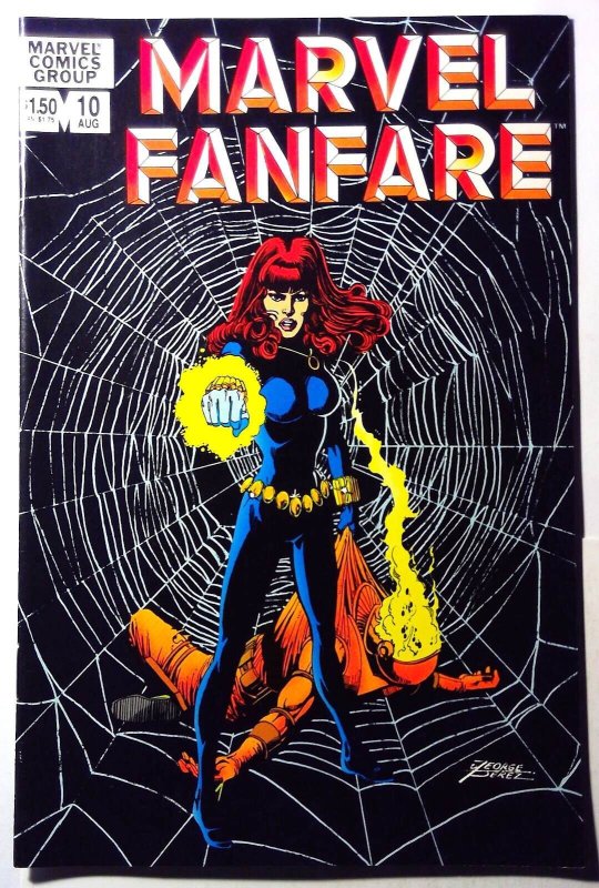 Marvel Fanfare #10 (Marvel Comics, 1983), raw, ungraded comic book — front cover