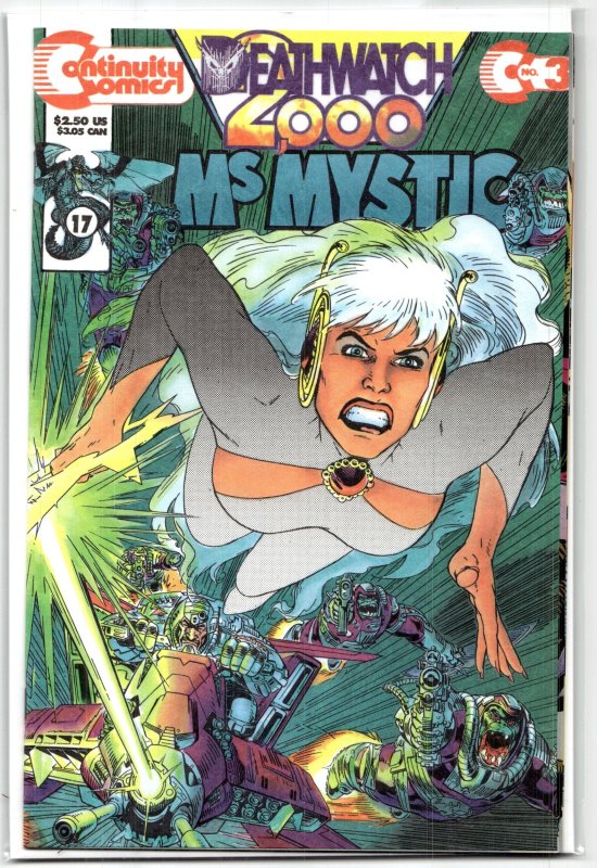 Ms. Mystic Deathwatch #3 (1993), raw, ungraded comic book — front cover