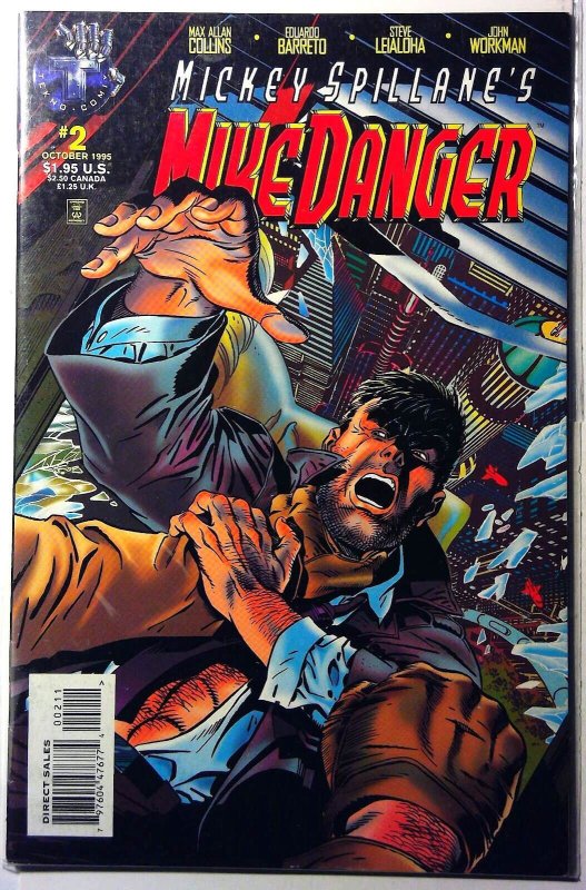 Mike Danger #2 (1995), raw, ungraded comic book — front cover