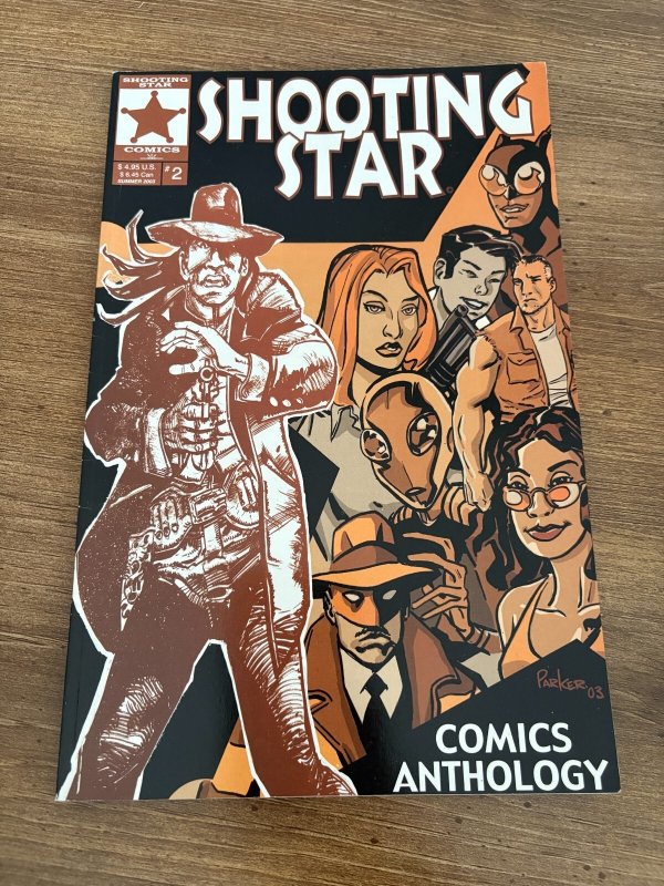 Shooting Star #2, raw comic book in VF/NM condition — front cover