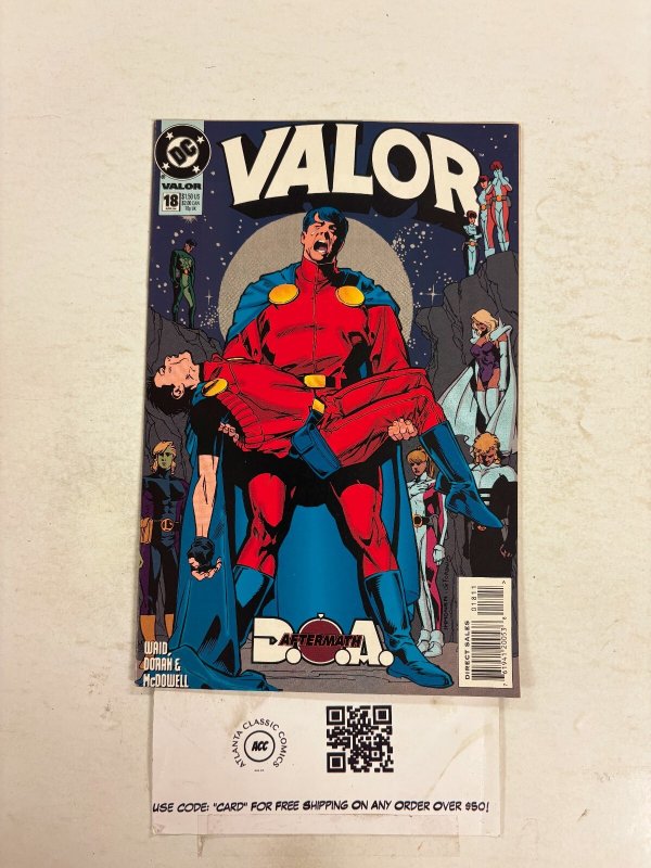 Valor #18 (DC Comics), raw comic book in NM condition — front cover