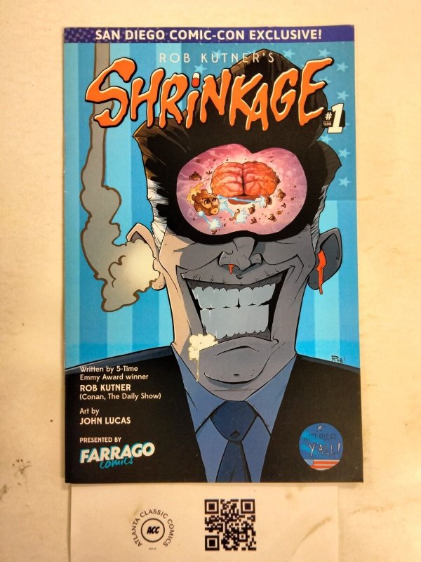 Shrinkage #1, raw comic book in NM condition — front cover
