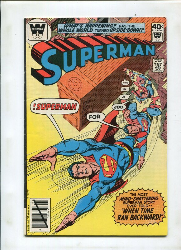 Superman #385 (DC Comics), raw comic book in 7.5 condition — front cover