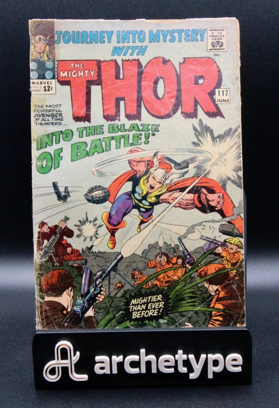 Journey into Mystery #117 (Marvel Comics, 1965), raw comic book in GD+ condition — front cover