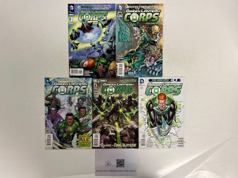 5 Green Lantern DC Comic Books # 0 1 3 18 19 Superman Wonder Woman 83 JS44, raw, ungraded comic book — front cover