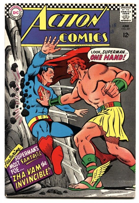 Action #351 (DC Comics), raw, ungraded comic book — front cover