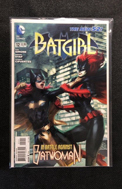 Batgirl #12 (DC Comics, 2012), raw, ungraded comic book — front cover