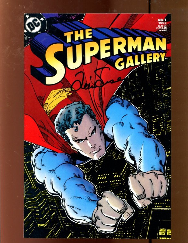 Superman Gallery #1 (DC Comics, 1992), raw comic book in 8.5 condition — front cover