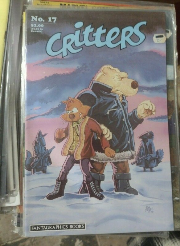 Critters #17 (1987), raw, ungraded comic book — front cover