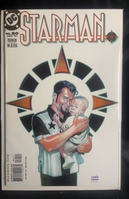 Starman #80 (DC Comics, 2001), raw, ungraded comic book — front cover