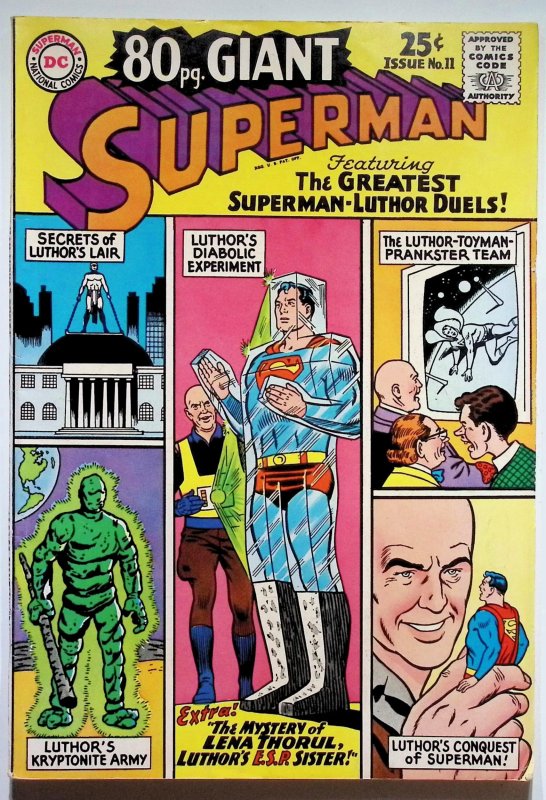 80 Page Giant #11 (DC Comics, 1965), raw, ungraded comic book — front cover