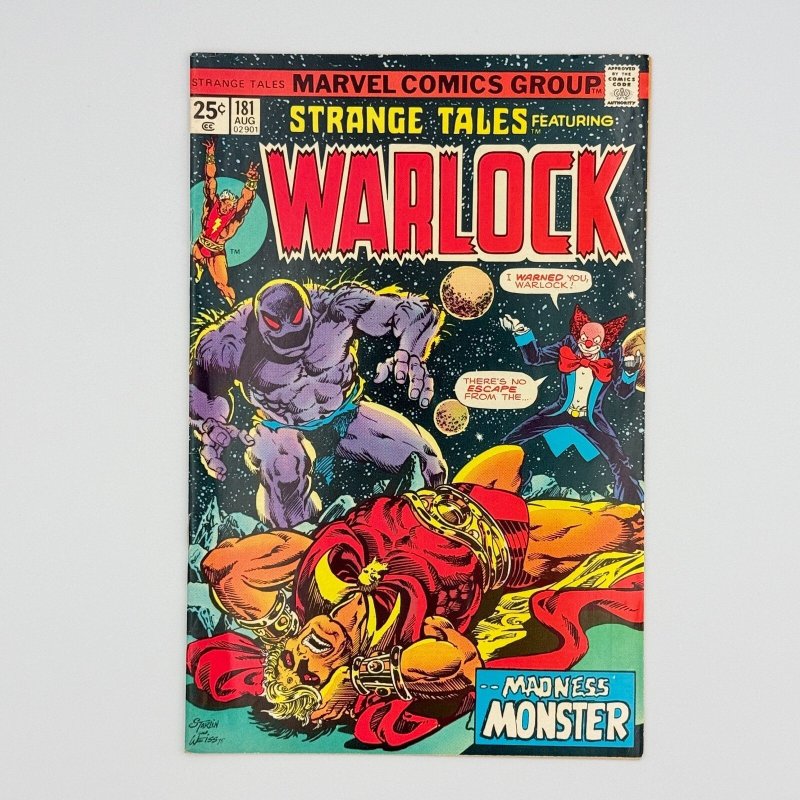 Strange Tales #181 (Marvel Comics, 1975), raw comic book in FN 6.0 condition — front cover