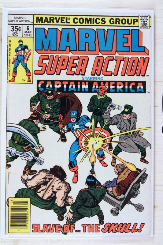 Marvel Super Action #6 (Marvel Comics, 1978), raw comic book in FN/VF 7.0 condition — front cover