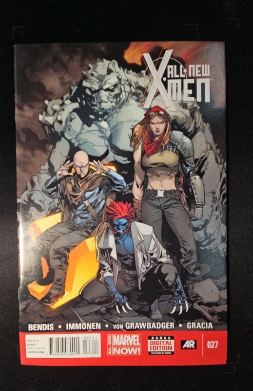 All-New X-Men #27 (Marvel Comics, 2014), raw comic book in NM condition — front cover