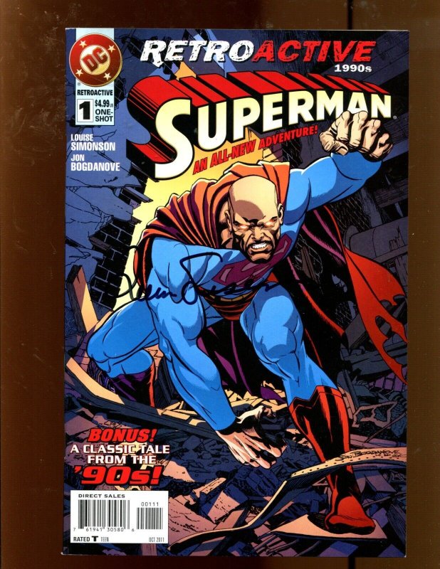 Retroactive: Superman the 90's #1 (2011), raw comic book in 9.0 condition — front cover