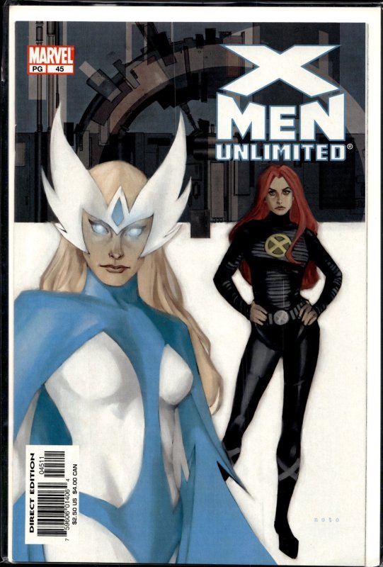 X-Men Unlimited #45 (Marvel Comics, 2003), raw, ungraded comic book — front cover