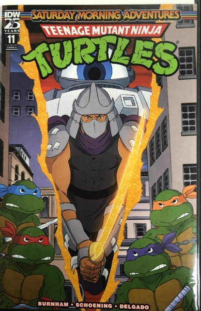 Teenage Mutant Ninja Turtles: Saturday Morning Adventures #11 (2024), raw, ungraded comic book — front cover