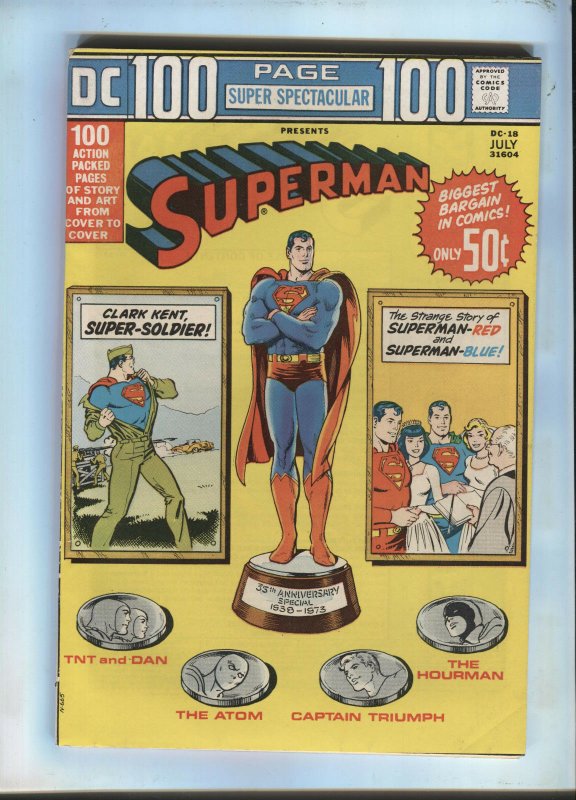 DC #100 (1971), raw comic book in 7.0 condition — front cover